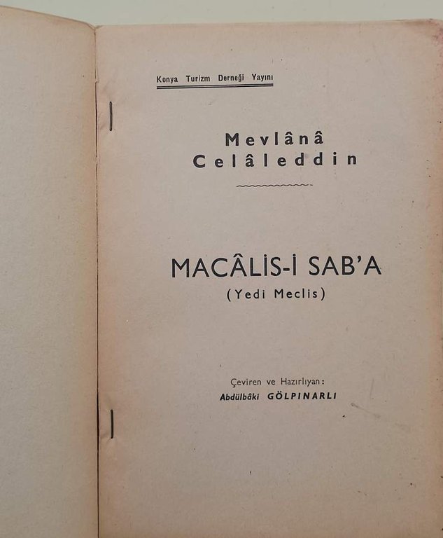 MACALIS-I SAB'A(YEDI MECLIS)(1965)