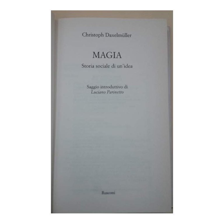 MAGIA- STORIA SOCIALE DI UN IDEA(1997)