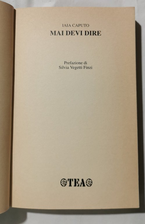 Mai devi dire - Indagine sull'incesto