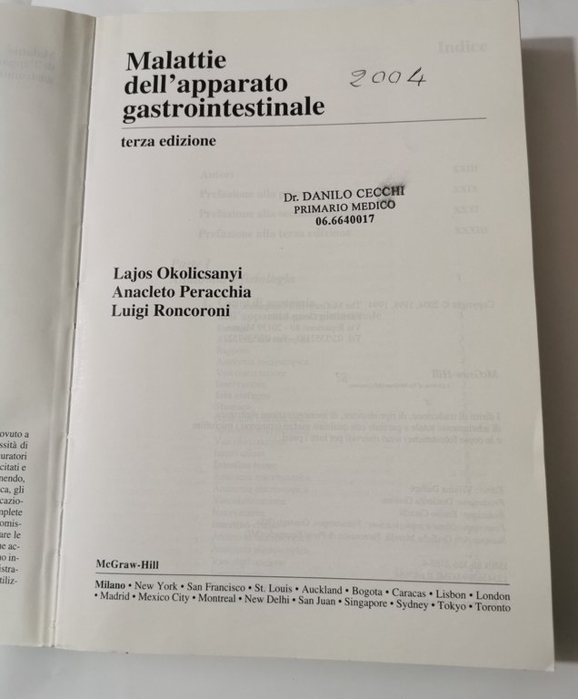 Malattie dell'Apparato Gastrointestinale