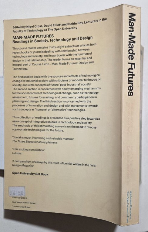 Man-made Futures: Readings in Society, Technology and Design