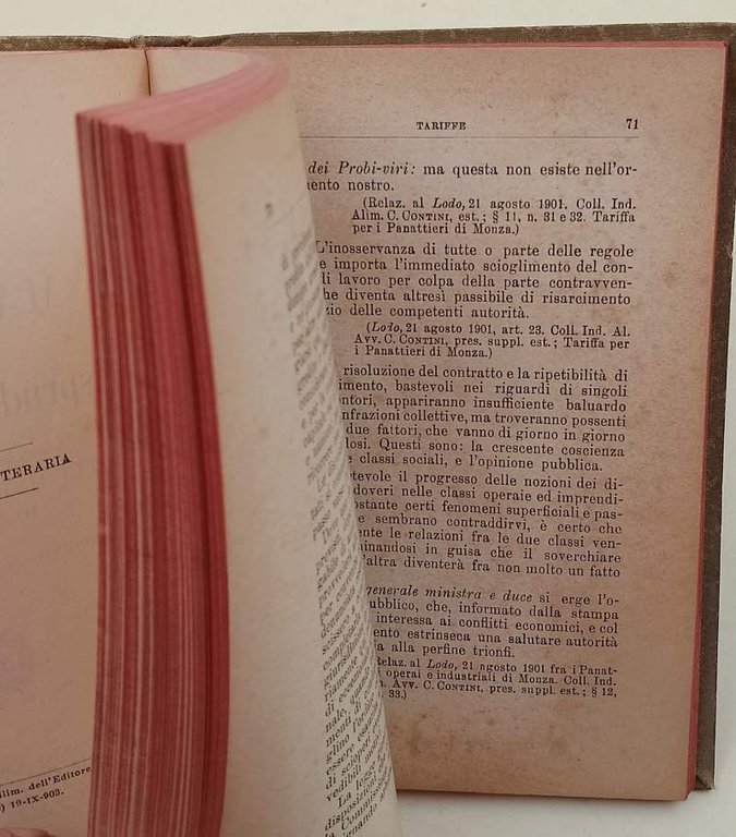 MANUALE DELLA GIURISPRUDENZA DEL LAVORO ISTITUITA DAI COLLEGI DEI PROBIVIRI …