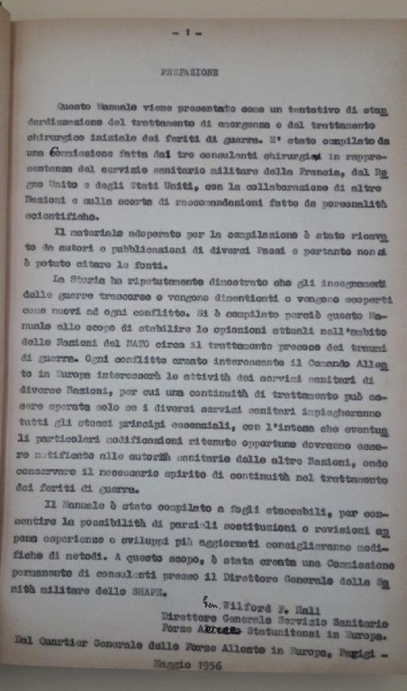 MANUALE DI CHIRURGIA TRADOTTO A CURA DELLA DIREZIONE GENERALE SANITA' …