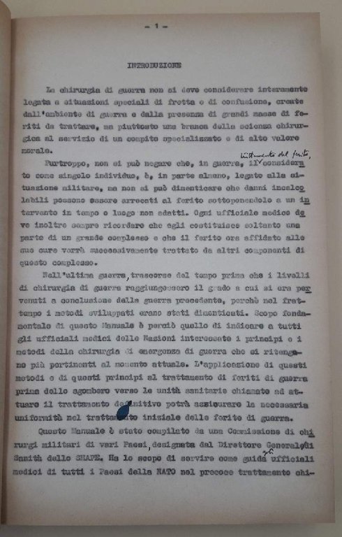 MANUALE DI CHIRURGIA TRADOTTO A CURA DELLA DIREZIONE GENERALE SANITA' …