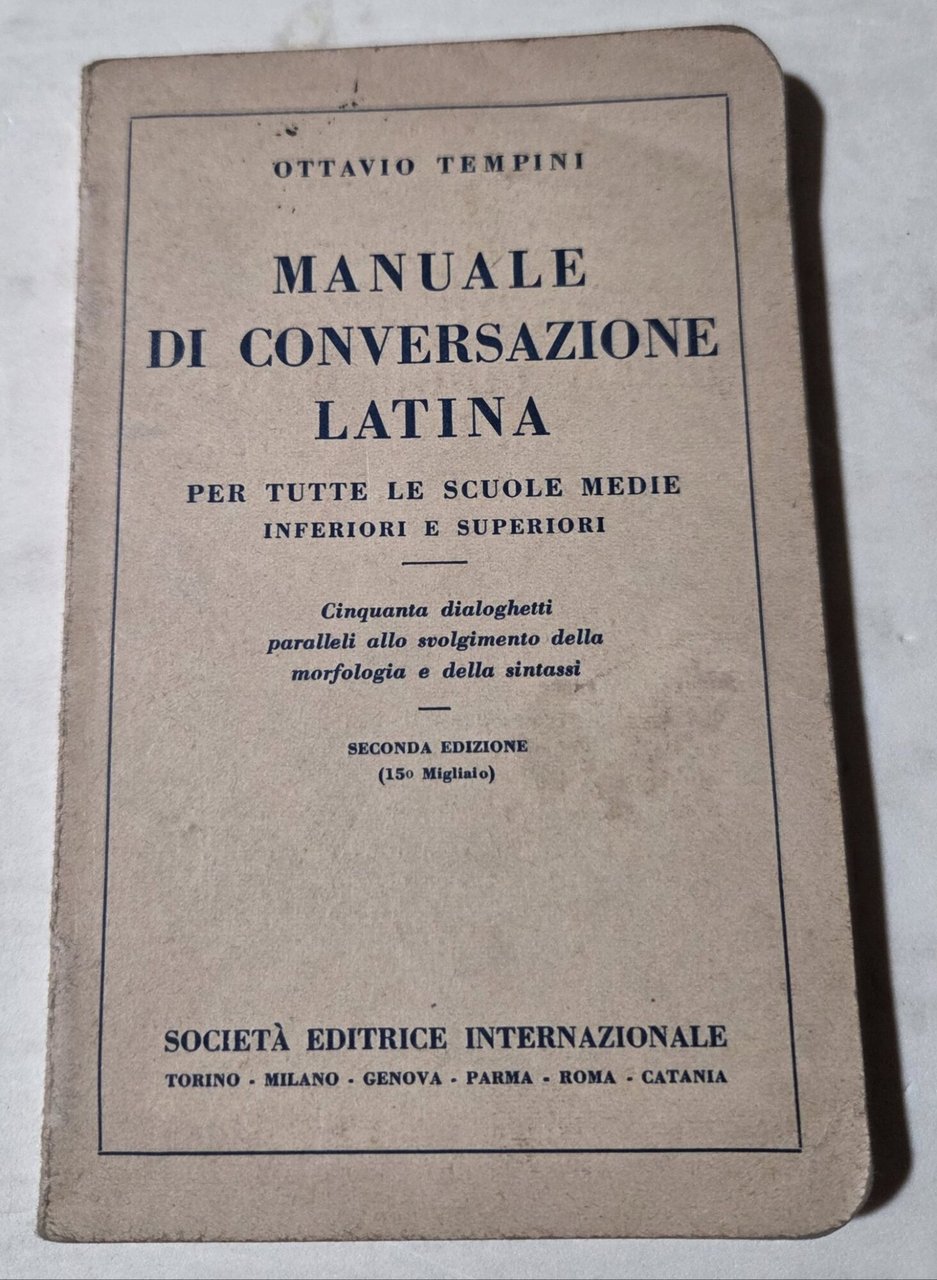 Manuale di conversazione latina | Immagine principale