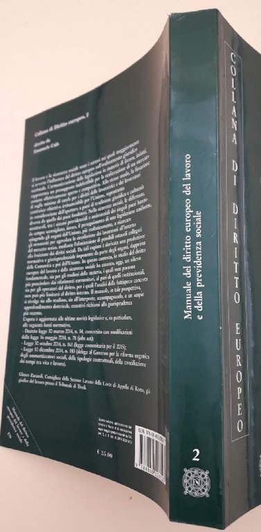 MANUALE DI DIRITTO EUROPEO DEL LAVORO E DELLA PREVIDENZA SOCIALE(2015)
