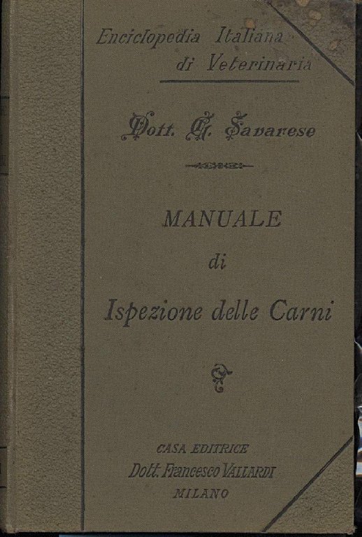 MANUALE DI ISPEZIONE DELLE CARNI PER VETERINARI E STUDENTI