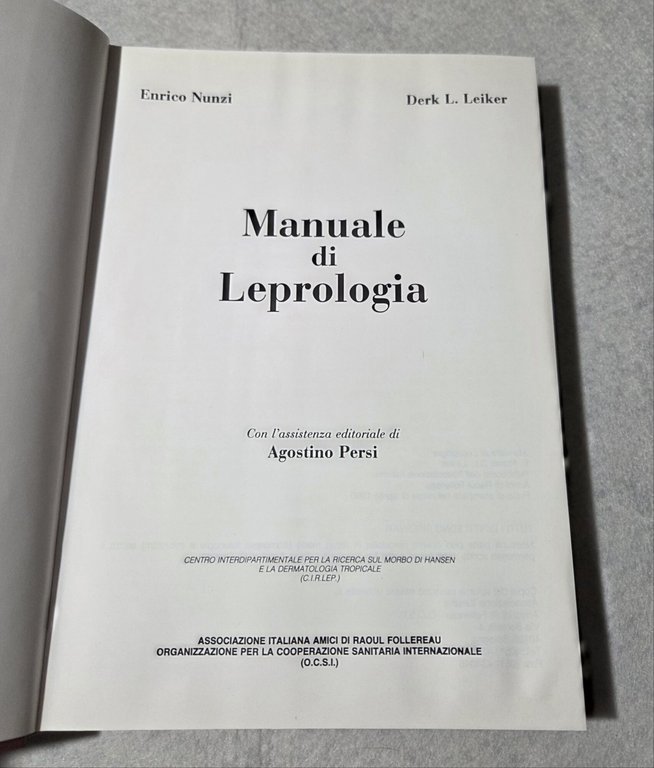 Manuale di Leprologia | Immagine Gallery 2