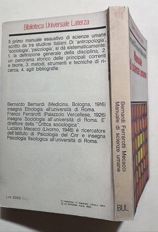 Manuale di scienze umane