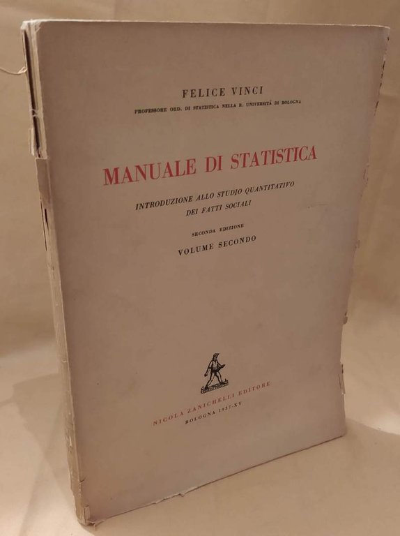 MANUALE DI STATISTICA introduzione allo studio quantitativo dei fatti sociali …