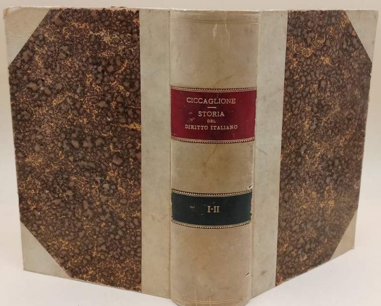 MANUALE DI STORIA DEL DIRITTO ITALIANO-VOL I E II-( 1901?)