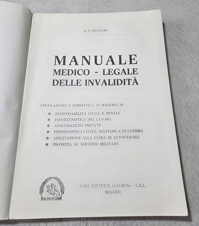 Manuale Medico-Legale dell' invalidita' | Immagine Gallery 2