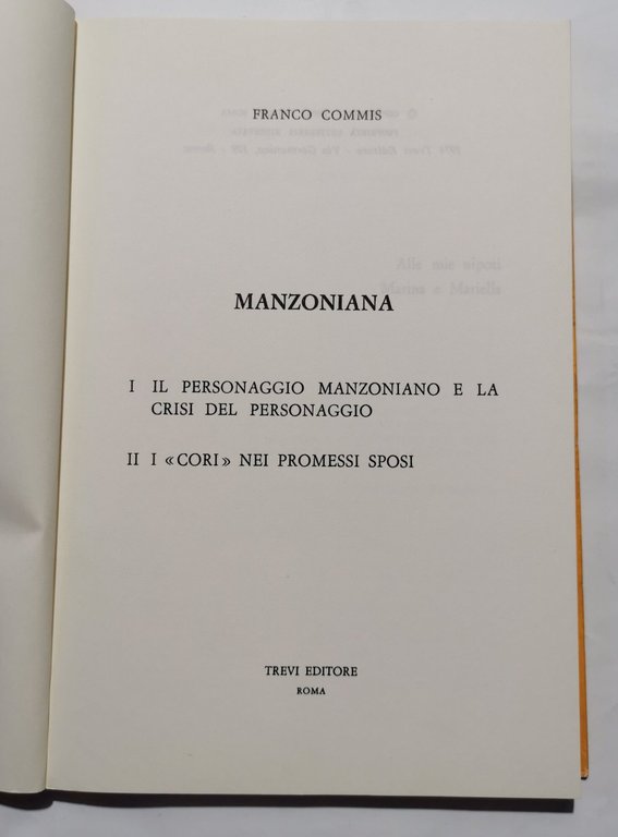 Manzoniana - il personaggio manzoniano e la crisi del personaggio …