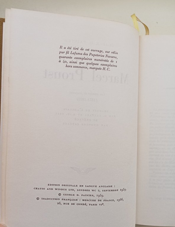 Marcel Proust- Les annees de jeunesse ( 1871- 1903) | Immagine Gallery 2