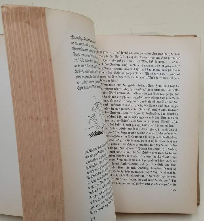 MARCHEN DER BRUDER GRIMM MIT HOLZSCHNITTEN VON FRITZ KREDEL( SENZA …