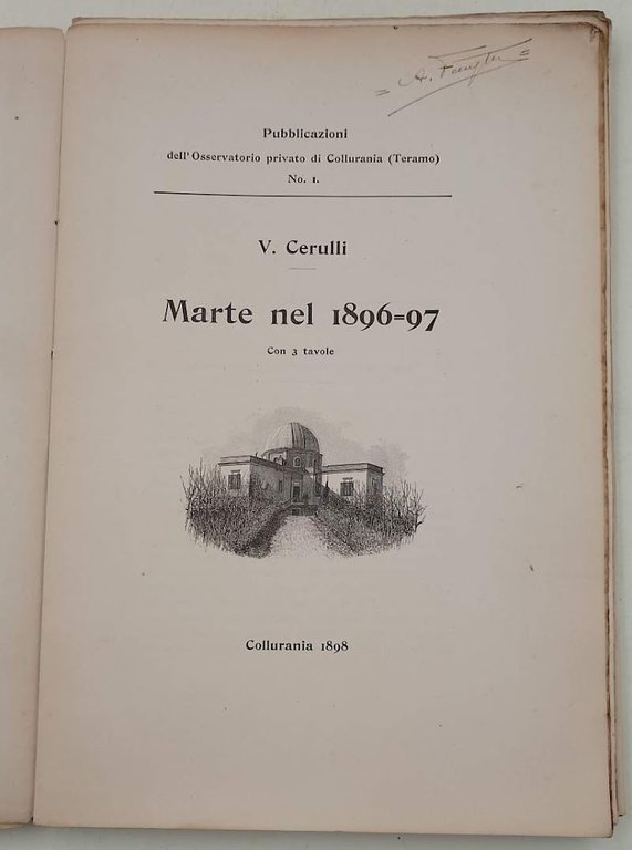 MARTE NEL 1896-1897(1898)