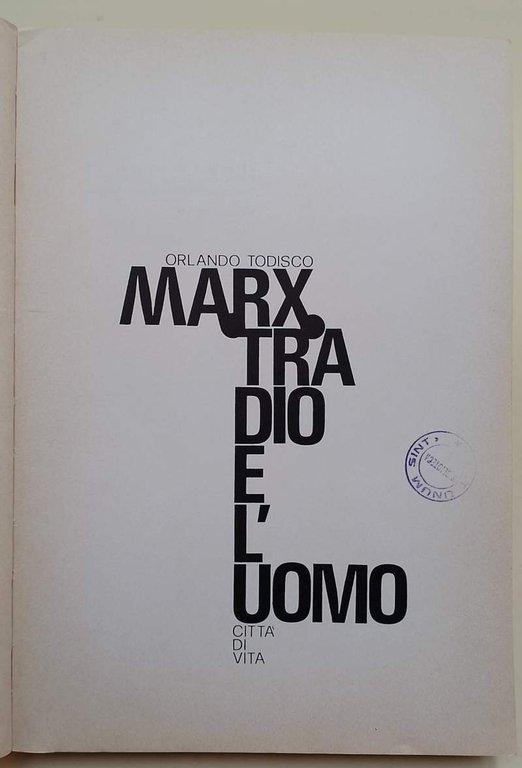 MARX TRA DIO E L'UOMO(1974)