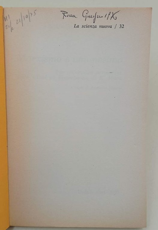 MARXISMO E UMANESIMO (1975)