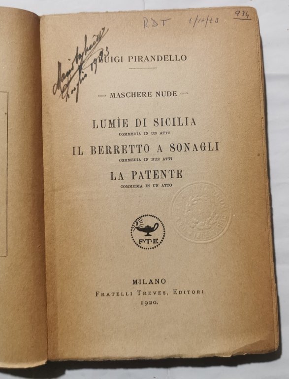 Maschere nude - Lumìe di Sicilia - Il berretto a … | Immagine Gallery 2