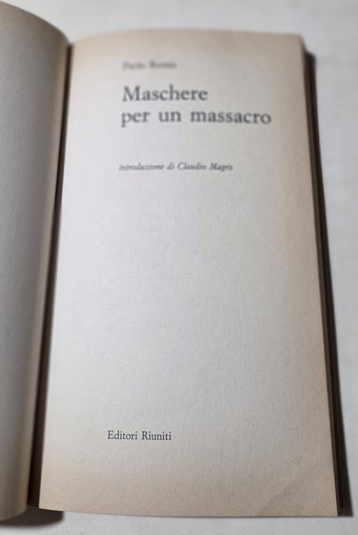 Maschere per un massacro. Quello che non abbiamo voluto sapere … | Immagine Gallery 2