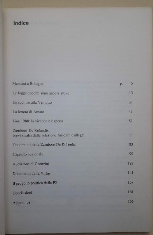 MASSONI A BOLOGNA (1989)