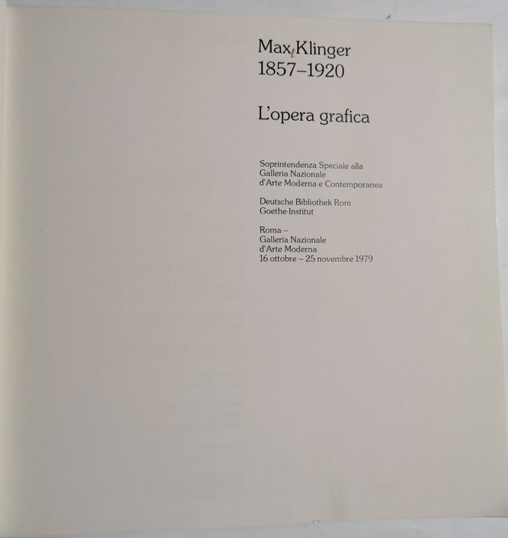 Max Klinger 1857 - 1920 L'opera grafica