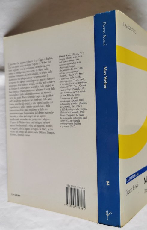 Max Weber oltre lo storicismo