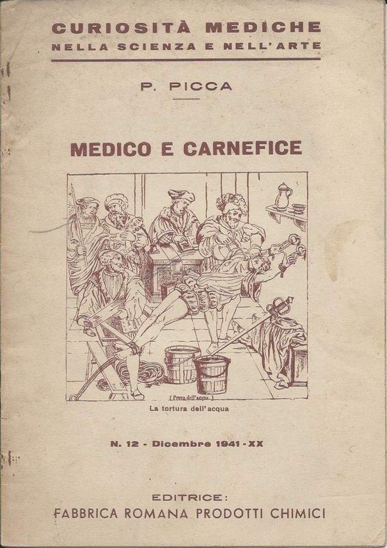 MEDICO E CARNEFICIE (1941)