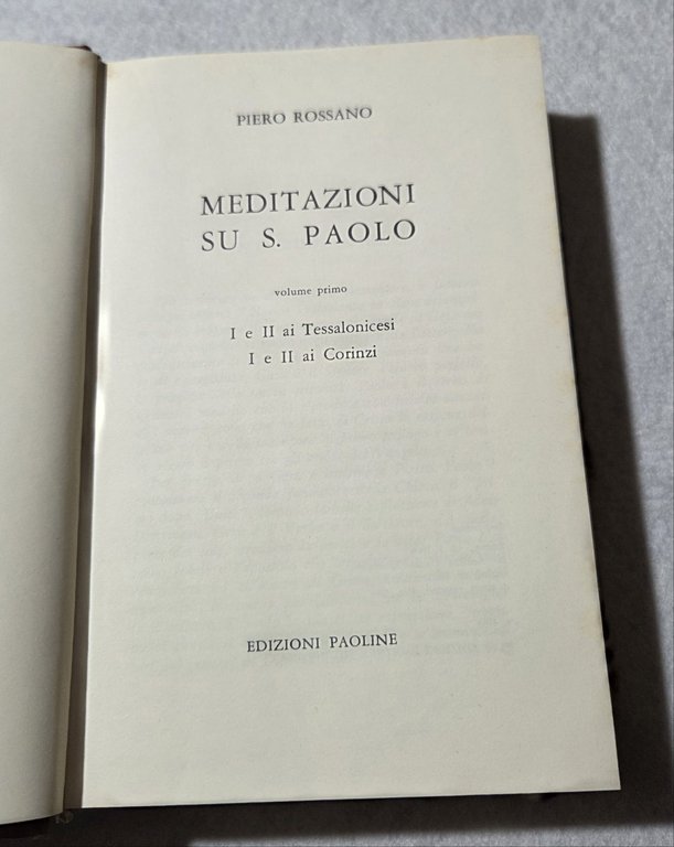Meditazioni su S.Paolo - Vol. I' | Immagine Gallery 2