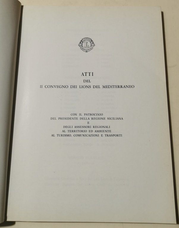 Mediterraneo mare da preservare - Atti del II Convegno dei …