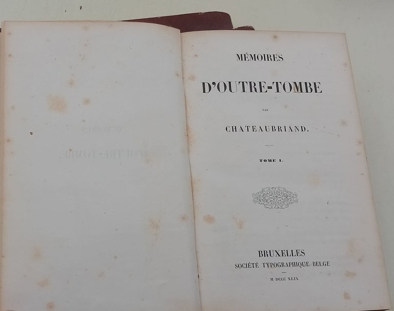 Memoires d'outre-tombe- 6 tomi