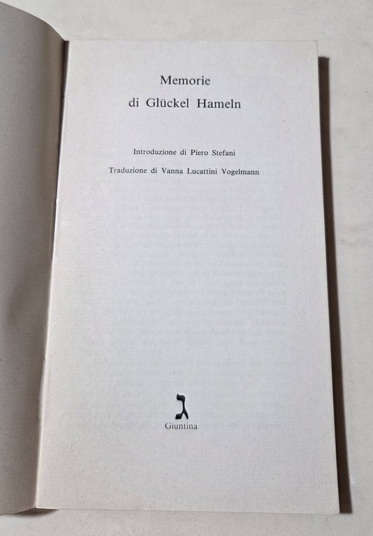 Memorie di Gluckel Hameln