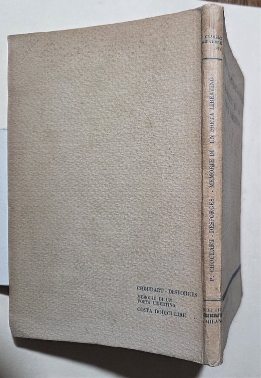 Memorie di un poeta libertino