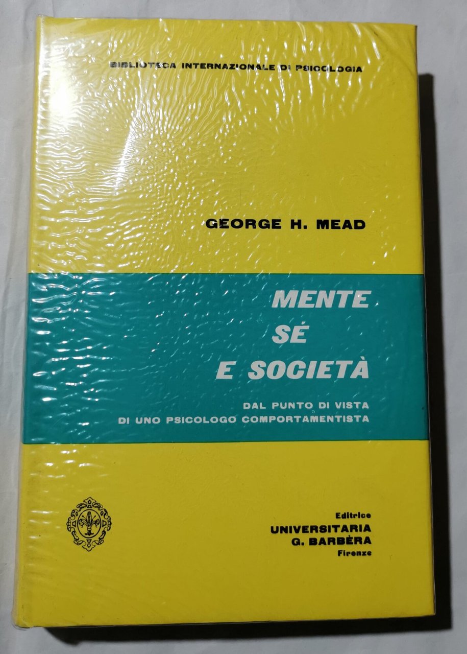 Mente se e societa'da punto di vista di uno psicologo …