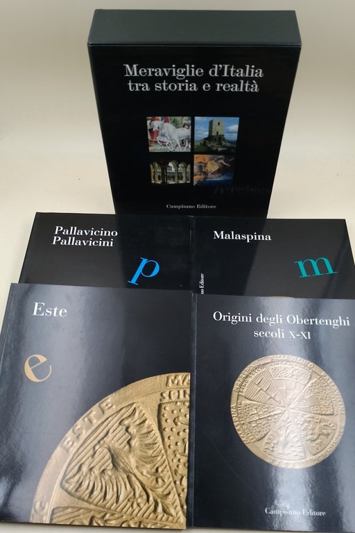 Meraviglie d'Italia tra storia e realta'- 4 voll. in cofanetto