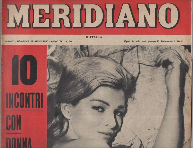 MERIDIANO D'ITALIA ANNO XV N. 16 17 APRILE 1960