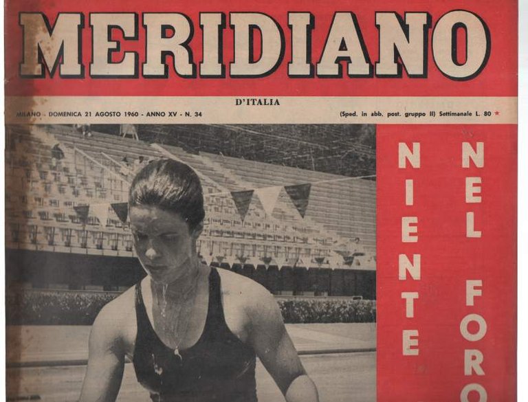MERIDIANO D'ITALIA ANNO XV N.34 21 AGOSTO 1960