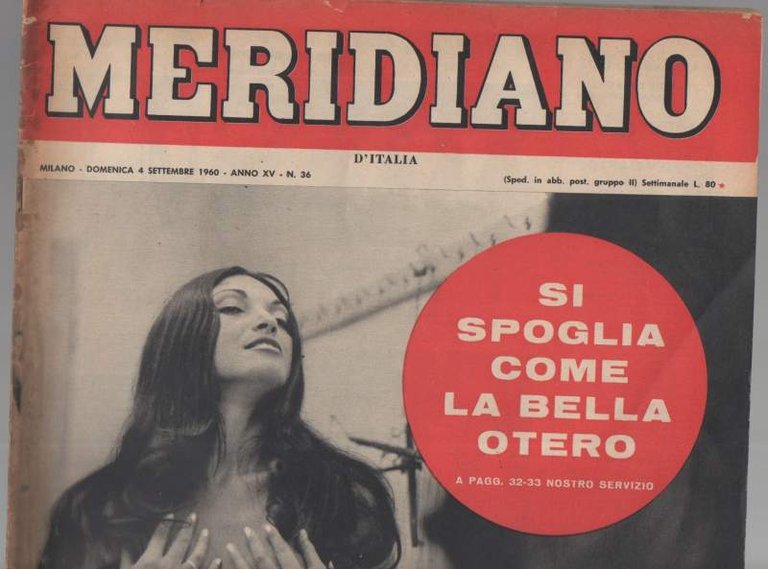 MERIDIANO D'ITALIA ANNO XV N. 36 4 SETTEMBRE 1960