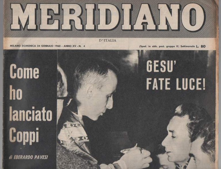 MERIDIANO D'ITALIA ANNO XV N. 4 24 GENNAIO 1960