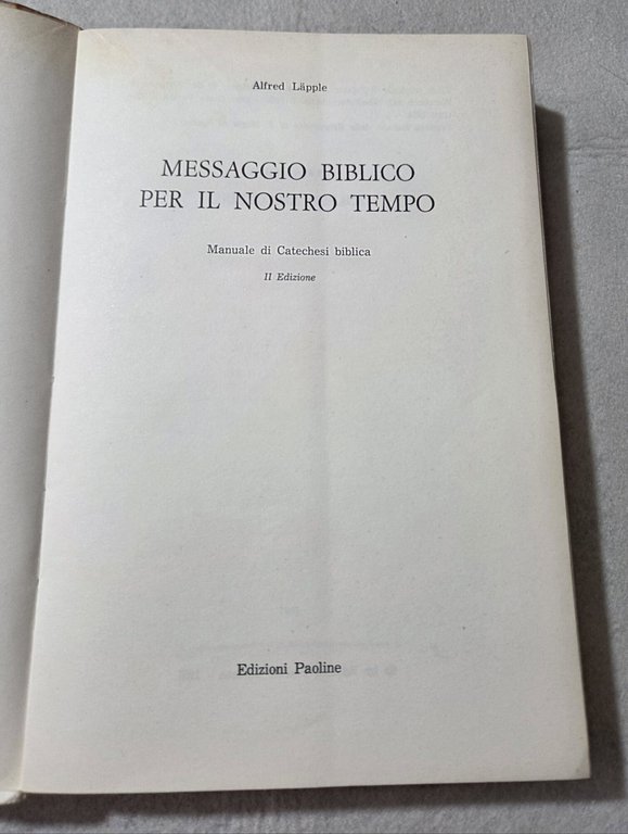 Messaggio biblico per il nostro tempo | Immagine Gallery 2