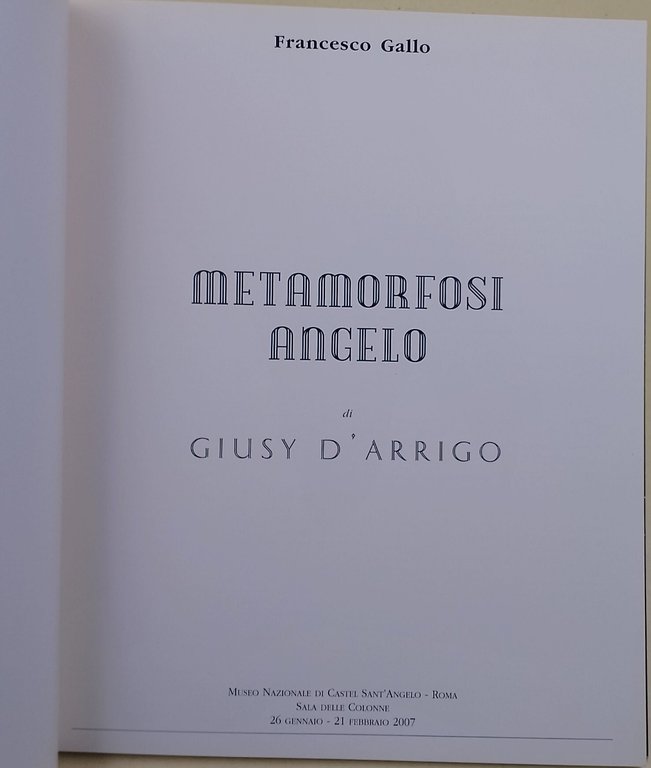 Metamorfosi Angelo