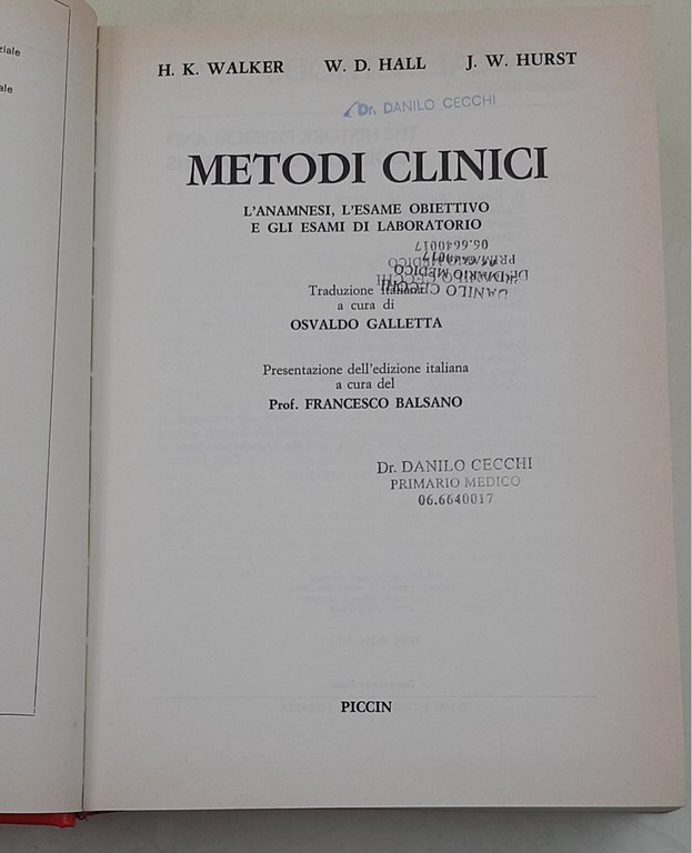 Metodi clinici - L'anamnesi, l'esame obiettivo e gli esami di … | Immagine Gallery 2
