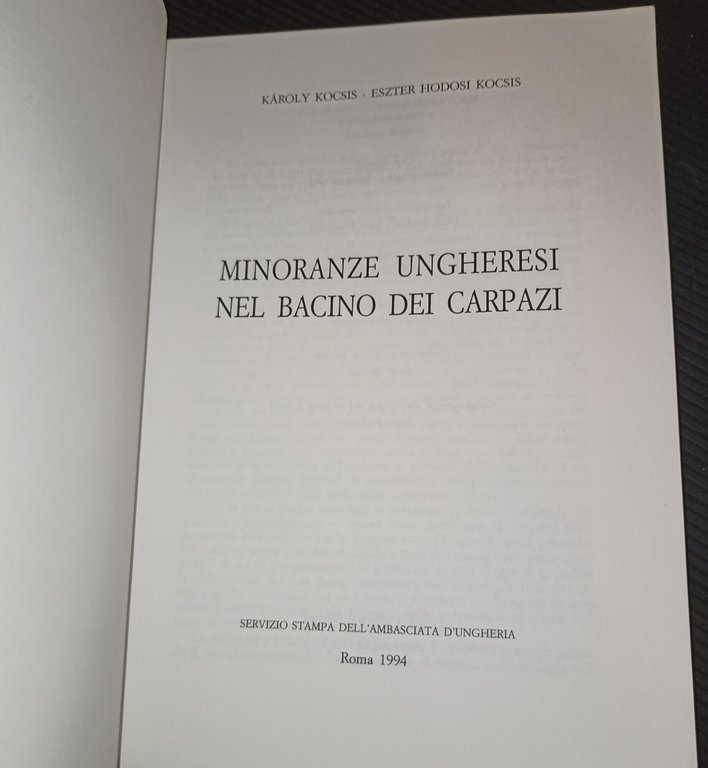 Minoranze ungheresi nel bacino dei Carpazi