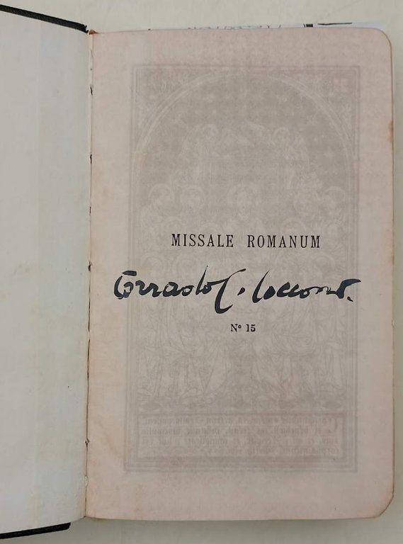 MISSALE ROMANUM EX DECRETO SACROSANCTI CONCILII TRIDENTINI RESTITUTUM S.PII V …