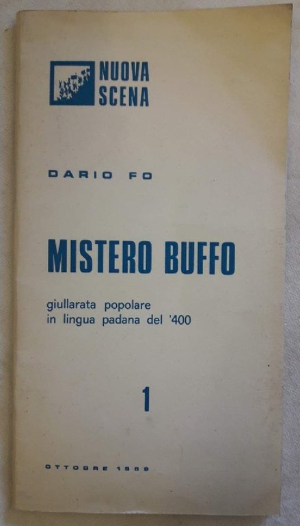 MISTERO BUFFO- GIULLARATA POPOLARE IN LINGUA PADANA DEL '400(1969)