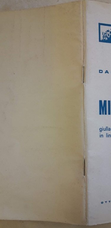 MISTERO BUFFO- GIULLARATA POPOLARE IN LINGUA PADANA DEL '400(1969)