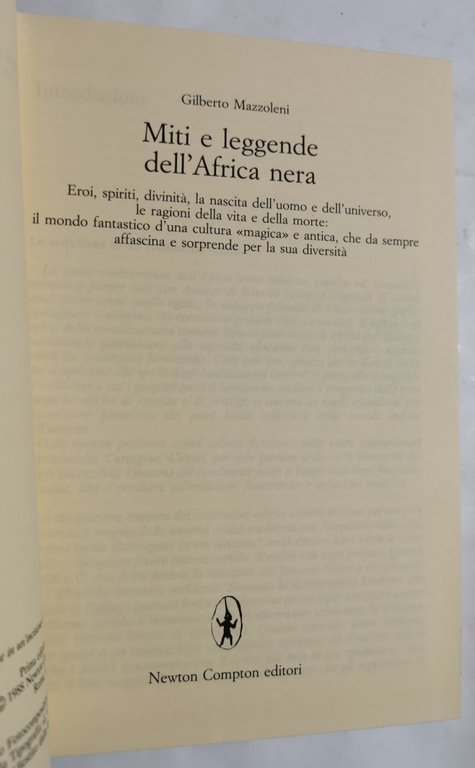 Miti e leggende dell'Africa nera