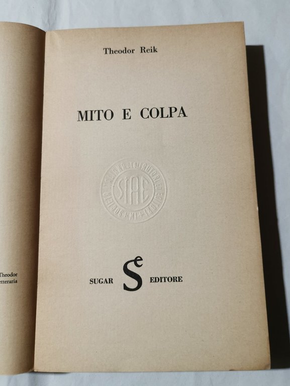 Mito e colpa - Origine e significati del senso di …