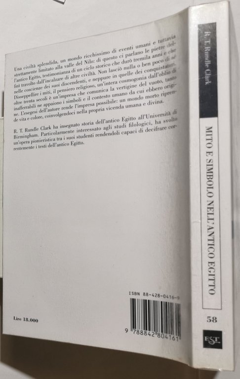 Mito e simbolo nell'antico Egitto