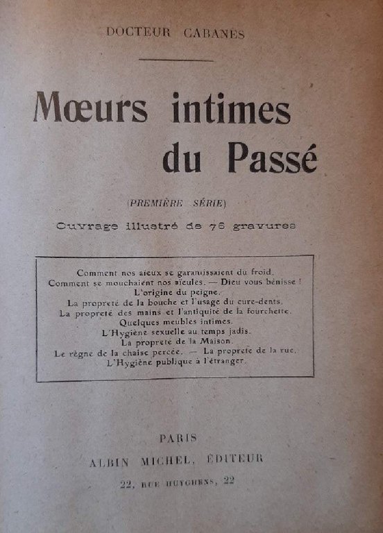 MOEURS INTIMES DU PASSE' 9 voll.( 1928/ 1936) | Immagine Gallery 2